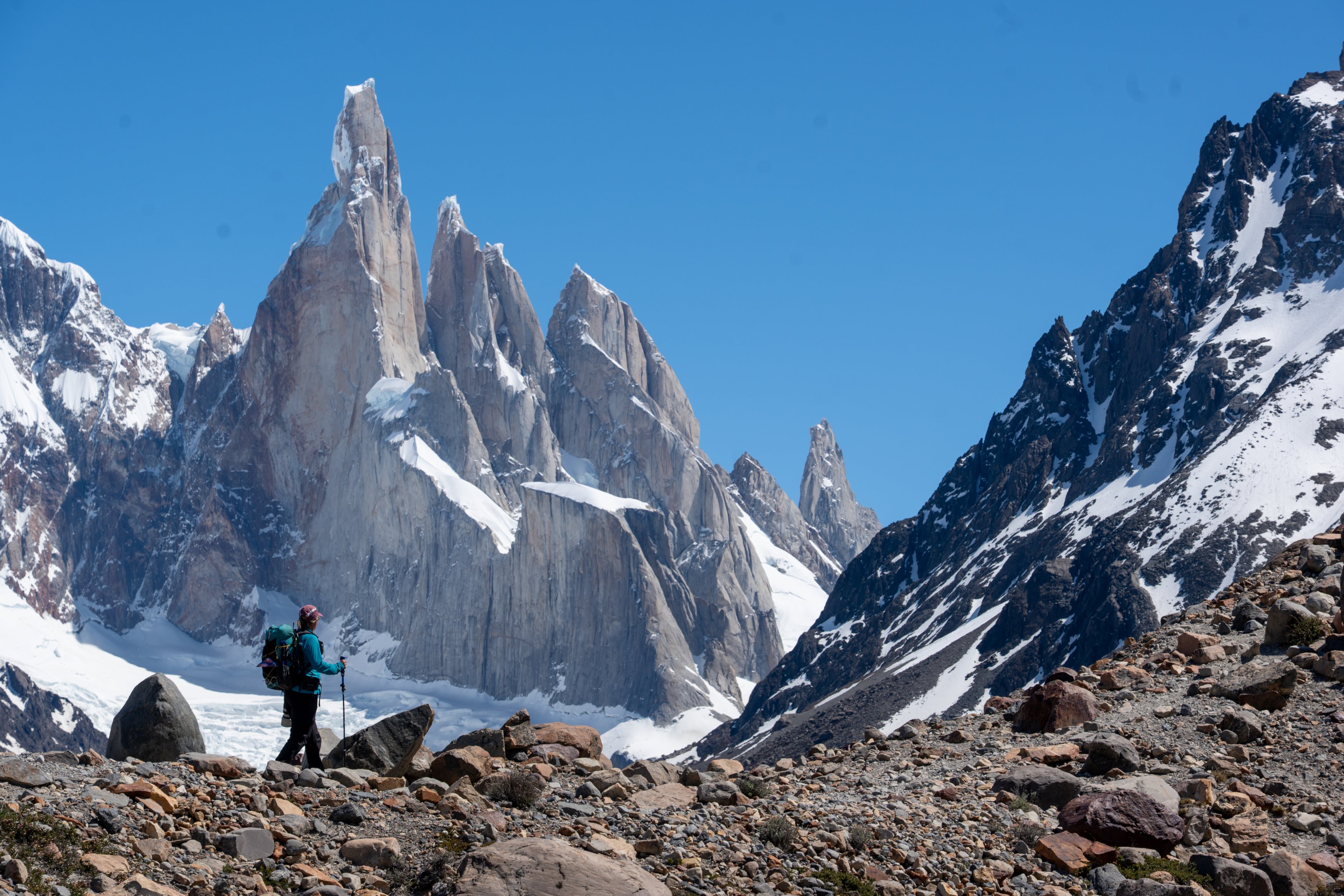 Kiersten and Cerro Torre