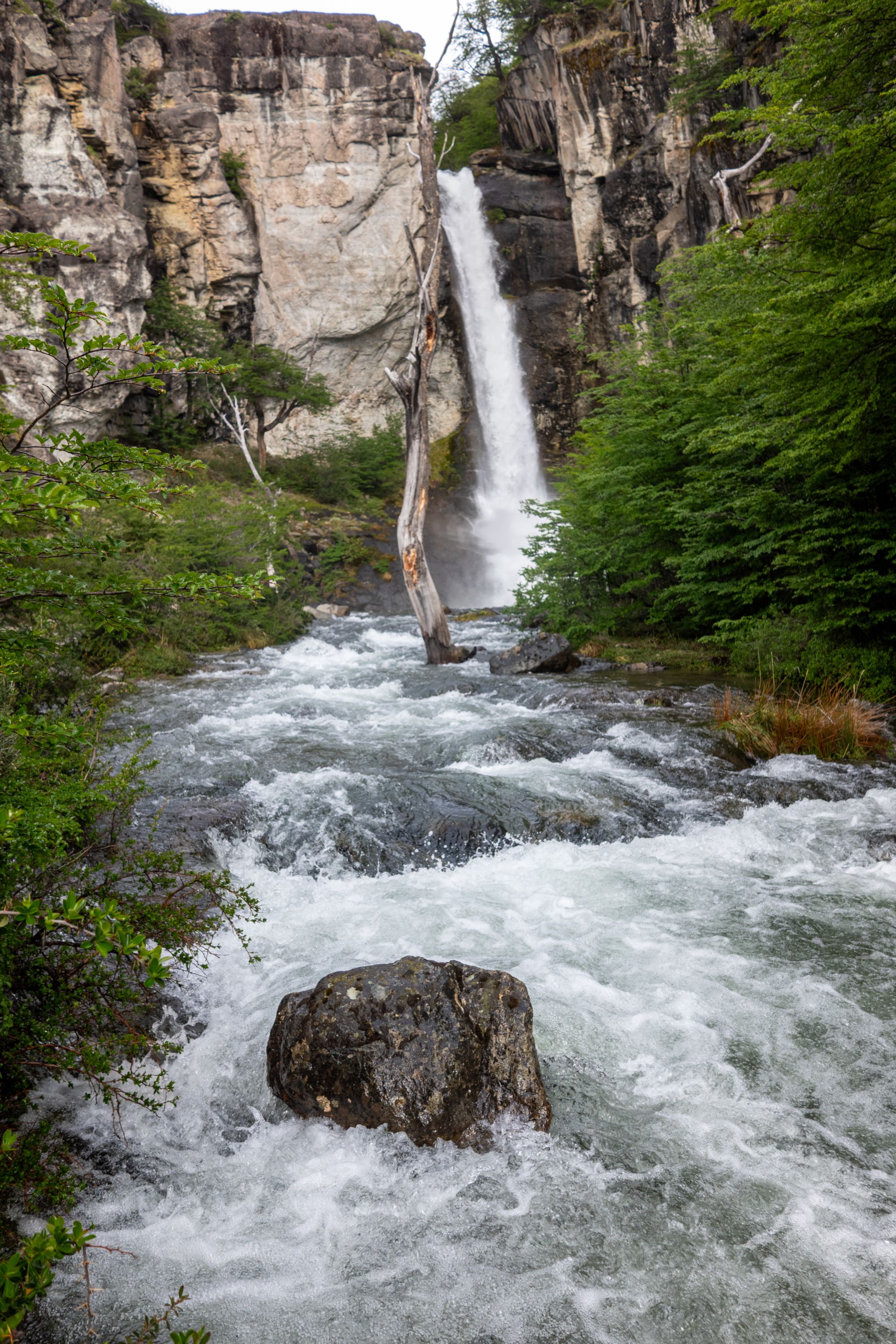 Waterfall and river Chorillo del Salto